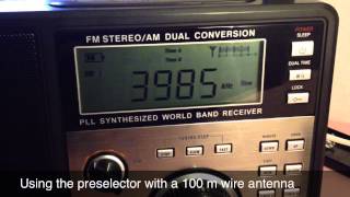 Testing the MFJ1046 Antenna Preselector [upl. by Aubarta93]