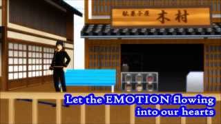 【MMD銀魂GinTama FREE ED Parody】SPLASH FREE 【English Sub】 [upl. by Etnohc]