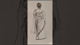 Women figure drawing ☺️ viralshort figuredrawing womandrawing shortvideo [upl. by Ybhsa]