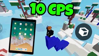 How To Build Fast On Mobile Roblox Bedwars [upl. by Enneiviv]