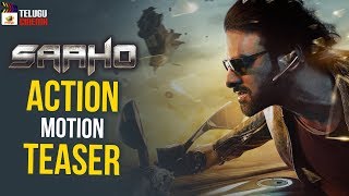 Saaho Movie ACTION Motion TEASER  Prabhas  Shraddha Kapoor  Sujeeth  Saaho Mango Telugu Cinema [upl. by Tocs]