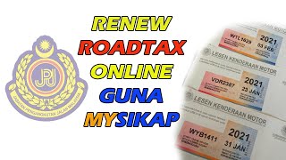 Cara Renew Roadtax Online Guna Mysikap JPJ [upl. by Leahcimrej]