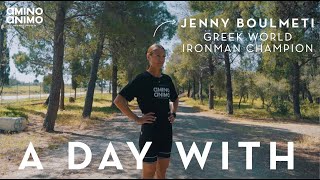 A day with greek world IRONMAN champion Jenny Boulmeti  AMINO ANIMO [upl. by Eillak]