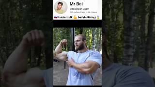 😱🇷🇺Russia Hulk💪 bodybuilder short video🎖️ [upl. by Ecnarwal]