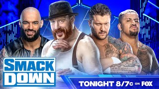 Sheamus amp Ricochet vs Karrion Kross amp Solo Sikoa  EPIC Tag Team Showdown At WWE SmackDown [upl. by Anawot]