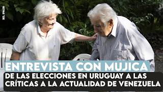 Entrevista con José Mujica un balotaje ajustado el estado de su enfermedad y críticas a Venezuela [upl. by Casimire330]