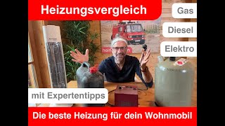 Heizungsvergleich  die beste Heizung für dein Wohnmobil  Gas Elektro oder Dieselheizung [upl. by Leinoto342]