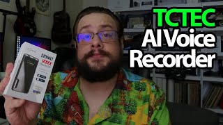 Unboxing the TCTEC AI Voice Recorder – ChatGPT Empowered for Smart Transcription [upl. by Hemminger]