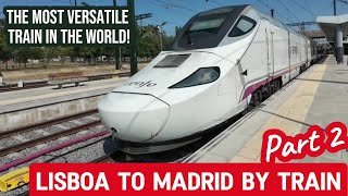 How to travel from LISBON to MADRID by train Part 2 Badajoz to Madrid 4K [upl. by Naval]