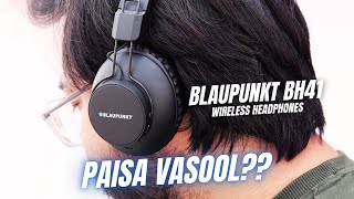 Blaupunkt BH41 Wireless Headphones Unboxing amp Review  Best Bluetooth Headphones Under 1500 [upl. by Selemas]