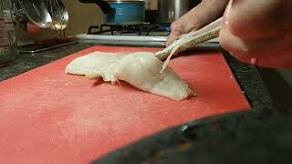 How to skin a cod fillet [upl. by Vieva]