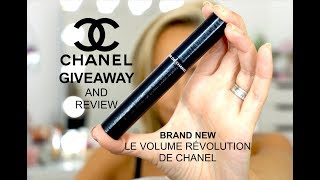 GIVEAWAY BRAND NEW CHANEL Le Volume Révolution De Chanel Extreme Volume Mascara [upl. by Ereynihc]