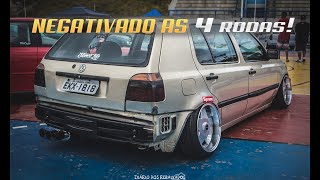 GOLF MK3 quotMAU CRIADOquot CAMBAGEM NEGATIVA NAS 4 RODAS [upl. by Criswell]