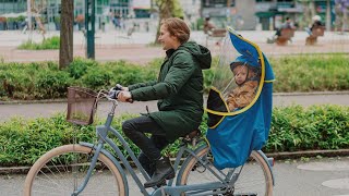 Bubup Kids Regenschutz für Kinderfahrradsitz Regenschutz für Fahrrad Kindersitz [upl. by Oisorbma]