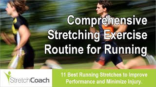 Running Stretches Comprehensive Stretching Exercises for Running amp Jogging [upl. by Htiel]