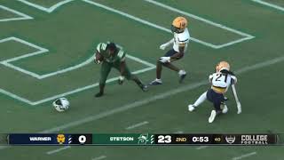 Stetson Football vs Warner  Highlights [upl. by Yrrah800]