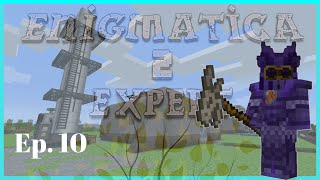 Enigmatica 2 Expert Ep10  Laser Drills Deep Dark and Draconic Cores [upl. by Alamak149]