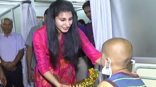 Nara Brahmini At Balakrishna Birthday Celebrations at Basavatarakam Cancer Hospital  TFPC [upl. by Beaver]