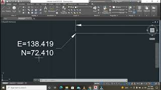 how to show Coordinates in Auto CAD [upl. by Rramo]