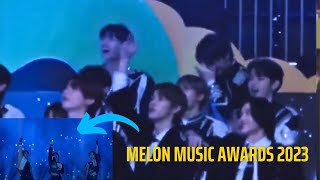 Idols reaction to SHINee Melon Music Awards 2023 SHINees return to the Stage [upl. by Llebasi]