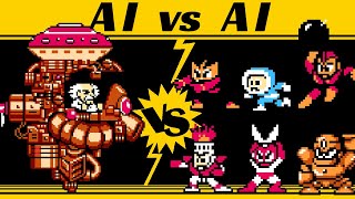 Wily Machine 1 CHALLENGE VS MM1 Robot Masters  Mega Man CPU Battle [upl. by Awuhsoj]