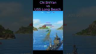 USS Long Beach Better Than CN ShiYan😎😎  Modern warships [upl. by Marina483]