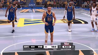 NBA 2K25 Emirates NBA Cup 🏆 Mode  WARRIORS vs GRIZZLIES FULL GAMEPLAY [upl. by Pierro841]