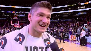 11224 Phoenix Suns Postgame Interview  Grayson Allen [upl. by Ahseket]