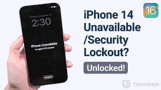 iPhone 14 UnavailableSecurity Lockout 4 Ways to Unlock It If You Forgot Your Passcode [upl. by Elwaine]