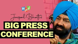 JASPAL BHATTI’s BIG PRESS CONFERENCE [upl. by Immat716]