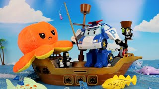 A Sailor Went To Sea  Toy Ver  Best Nursery Rhymes  Song for Children  Robocar POLI TV [upl. by Yaral608]