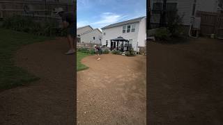 Planting the bentgrass putting green [upl. by Lirba]