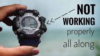 GPS Rangeman GShock malfunction  Fixed it under warranty [upl. by Byrn816]