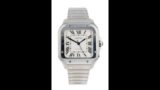 Cartier Santos Pre Owned Watch Ref 4075 [upl. by Inek447]