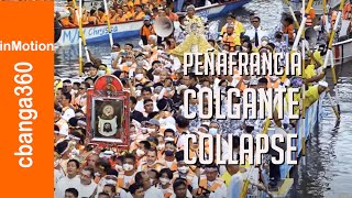 🔴 Peñafrancia Fluvial Downfall of Colgante Bridge [upl. by Barbi]