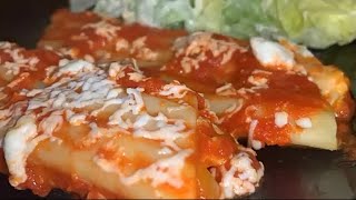 I MADE THE BEST MEXICAN MANICOTTI PASTA RECIPE EASY STEPS [upl. by Idzik]