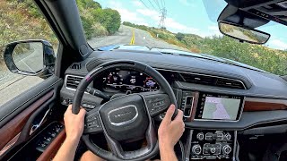 2023 GMC Yukon Denali Ultimate  POV Test Drive Binaural Audio [upl. by Anabella]