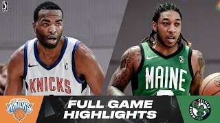 Westchester Knicks vs Maine Celtics  Game Highlights [upl. by Napas]