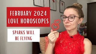 February 2024 LOVE HOROSCOPES All signs [upl. by Hassett]