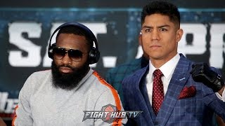 ADRIEN BRONER DANCES IN FRONT OF JESSIE VARGAS INSTEAD OF FACE OFF [upl. by Ellesor]