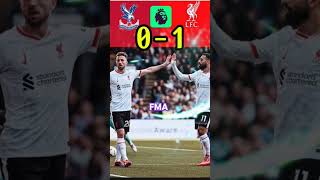 Crystal Palace vs Liverpool 01 Highlights GoalsJota Goal🔴😍shorts football premierleague salah [upl. by Ardnohsed53]