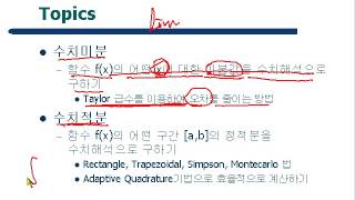 260 수치 미분적분  시작 [upl. by Nordine]