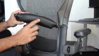 Positioning  Headrest for Herman Miller Aeron Chair [upl. by Gault]