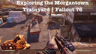 Exploring the Morgantown Trainyard and the Power Armor inside  Fallout 76 Beta [upl. by Enohs]