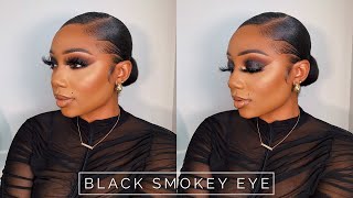 Sultry Black Smokey Eye Tutorial  Tamara Renaye [upl. by Kcor]