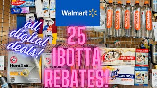 Midweek Walmart haul All digital deals 25 IBOTTA rebates [upl. by Amann589]