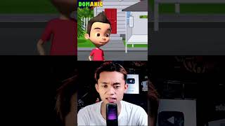 Upin Ipin Di Teror hantu lampor upinipin shortvideo shorts [upl. by Lexerd]