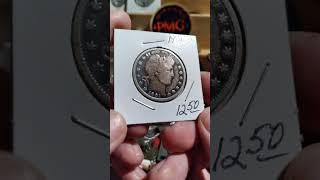 1901 O Barber half dollar that has been cleaned or polished [upl. by Latrell340]