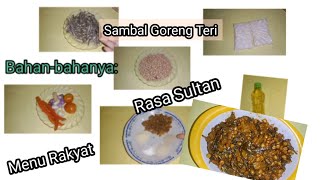 Sambal goreng Teri Resep simpel dijamin bikin nagih [upl. by Nek]