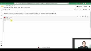 What Is a NameError in Python How do I fix name error in Python How NameError Works with Examples [upl. by Afatsum404]